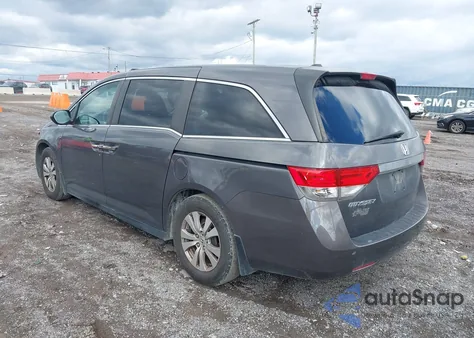 2014 Honda Odyssey Ex-L from USA, damaged, VIN 5FNRL5H64EB104987